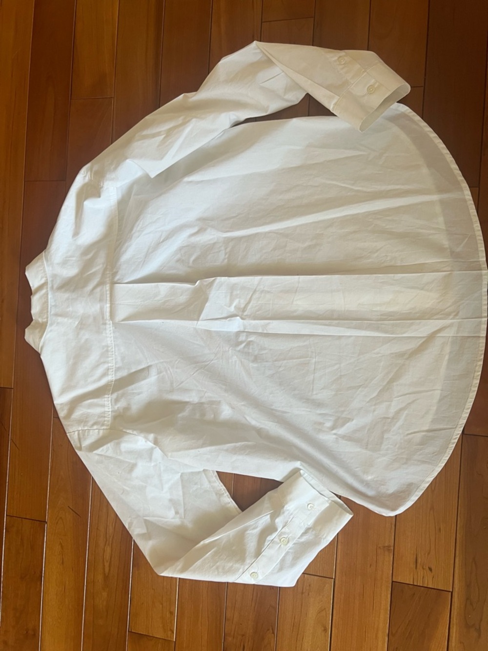 Cotélac acote Oversized long-sleeved shirt white organic cotton 1 quiet luxury - Picture 3 of 8